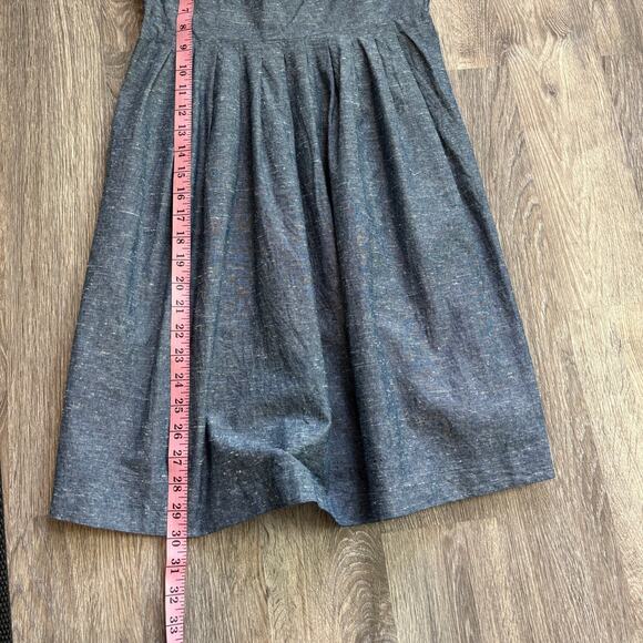 Madewell Chambray Tiefront Cutout Cami Dress Size 4 - Picture 10 of 10